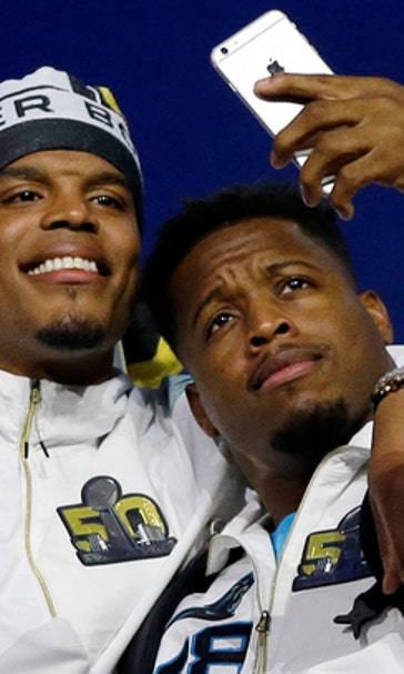 Newton, Panthers stay true to personality at Super Bowl